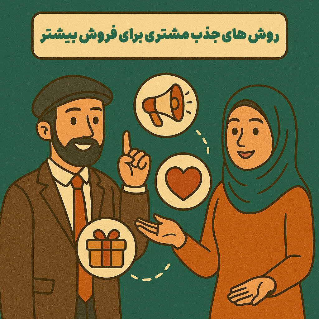روش های جذب مشتری برای فروش بیشتر