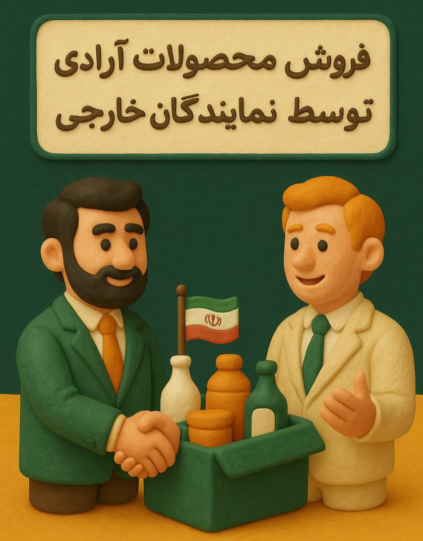 فروش محصولات تاجران آرادی توسط نمایندگان خارجی
