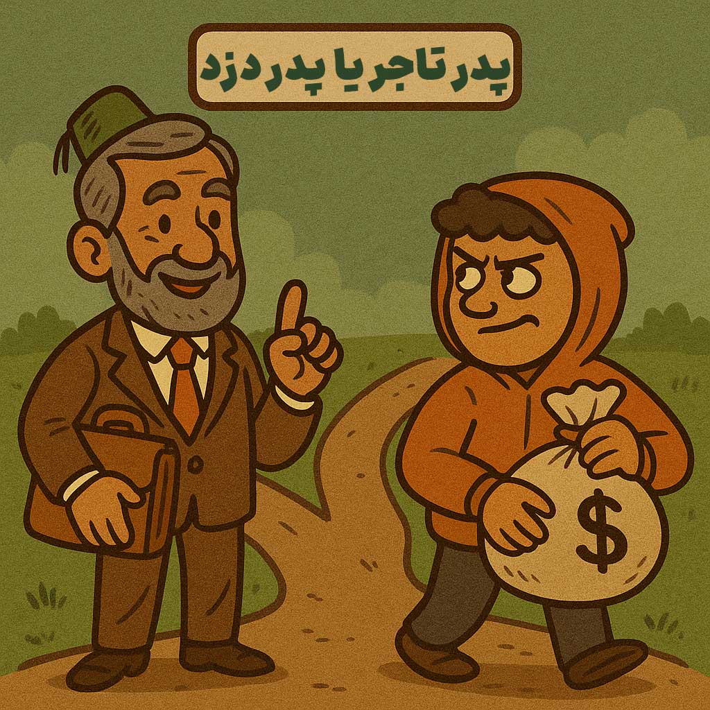 پدر تاجر یا پدر دزد